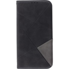 Coque iPhone X / Xs - Flip Géometrique - Noir