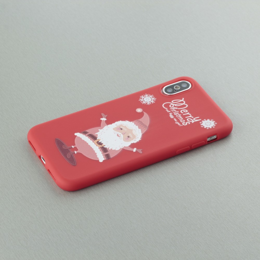 Coque iPhone X / Xs - Noël Santa
