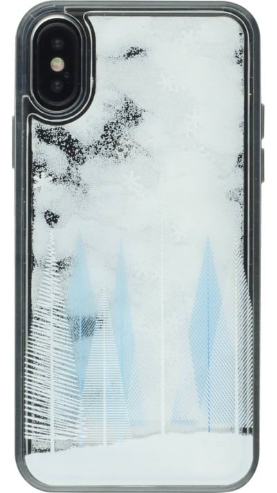 Coque iPhone X / Xs - Water Starts Snowflakes