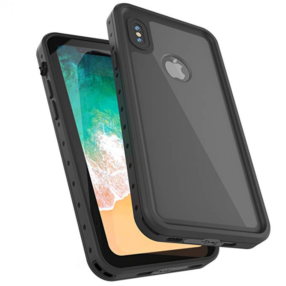 Hülle iPhone X / Xs - Water Case Submarine - Schwarz