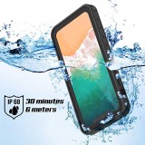 Coque iPhone X / Xs - Water Case Submarine - Noir