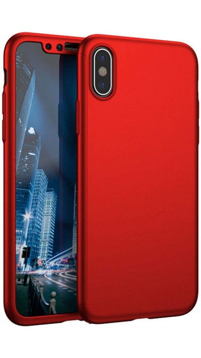 Coque iPhone XR - 360° Full Body - Rouge