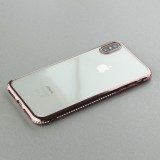 Hülle iPhone Xs Max - Bumper Diamond - Hellrosa