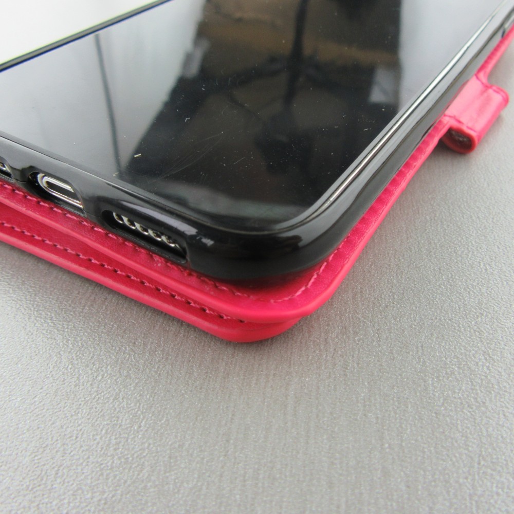 Fourre iPhone XR - Premium Flip - Rose foncé