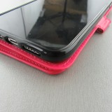 Hülle iPhone XR - Premium Flip - Dunkelrosa