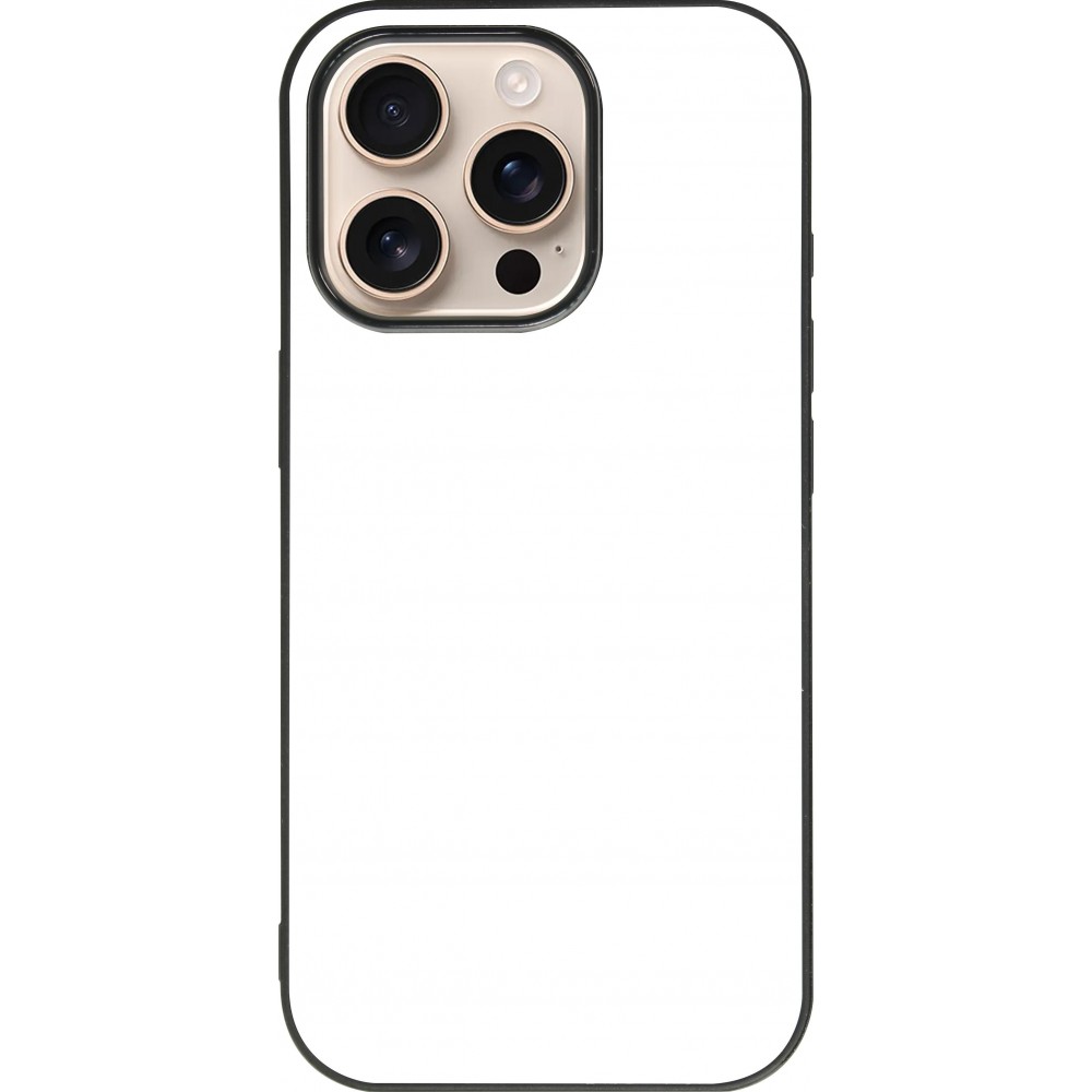 Personalisierte Hülle mit schwarzen Silikonrändern - iPhone 16 Pro