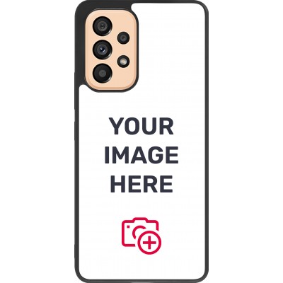  Personalisierte Hülle Silikon schwarz - Samsung Galaxy A53 5G