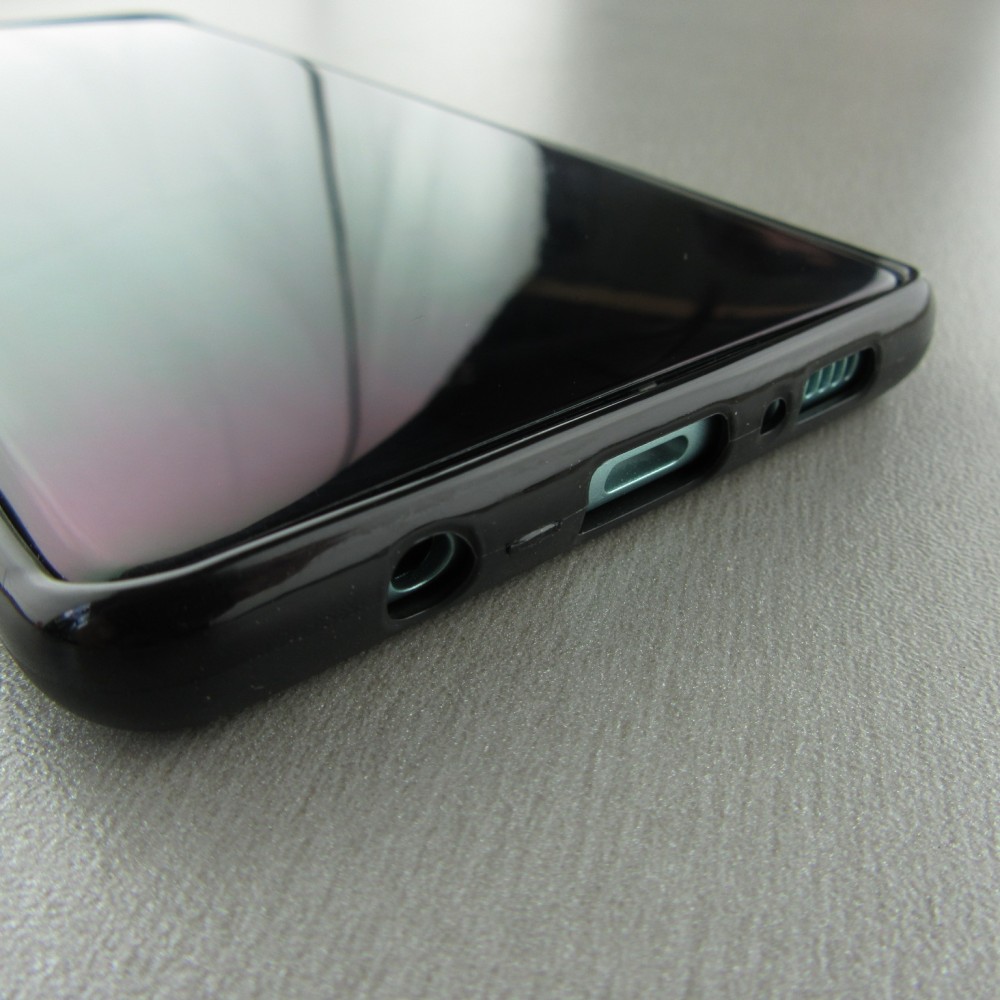 Coque personnalisée en Silicone rigide noir - Samsung Galaxy S10+