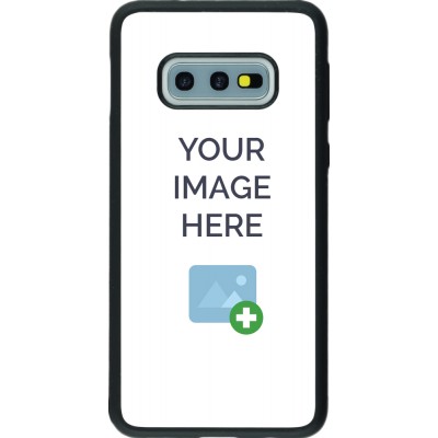 Coque personnalisée en Silicone rigide noir - Samsung Galaxy S10E