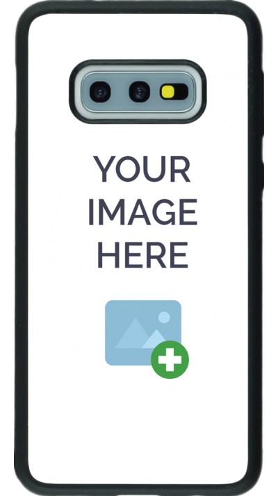 Coque personnalisée en Silicone rigide noir - Samsung Galaxy S10E