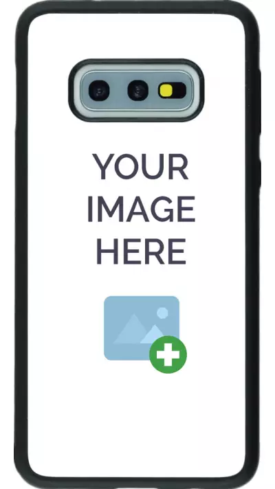 Coque personnalisée en Silicone rigide noir - Samsung Galaxy S10E