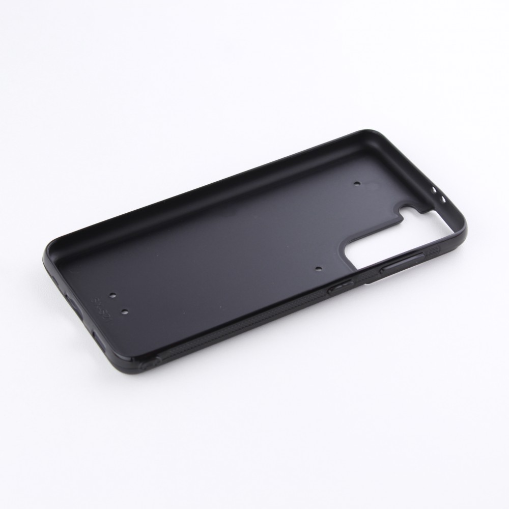Coque personnalisée en silicone rigide noir - Samsung Galaxy S22