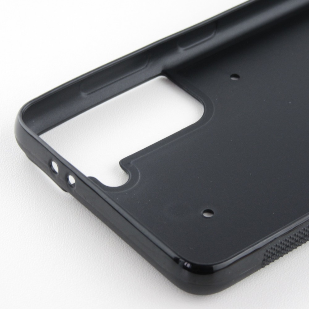 Coque personnalisée en silicone rigide noir - Samsung Galaxy S22