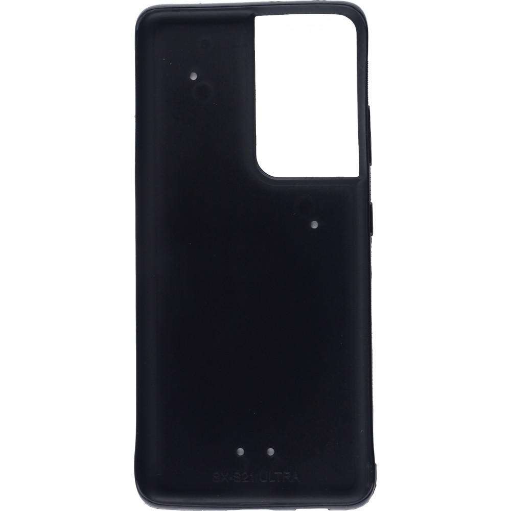 Coque personnalisée en silicone rigide noir - Samsung Galaxy S24 Ultra