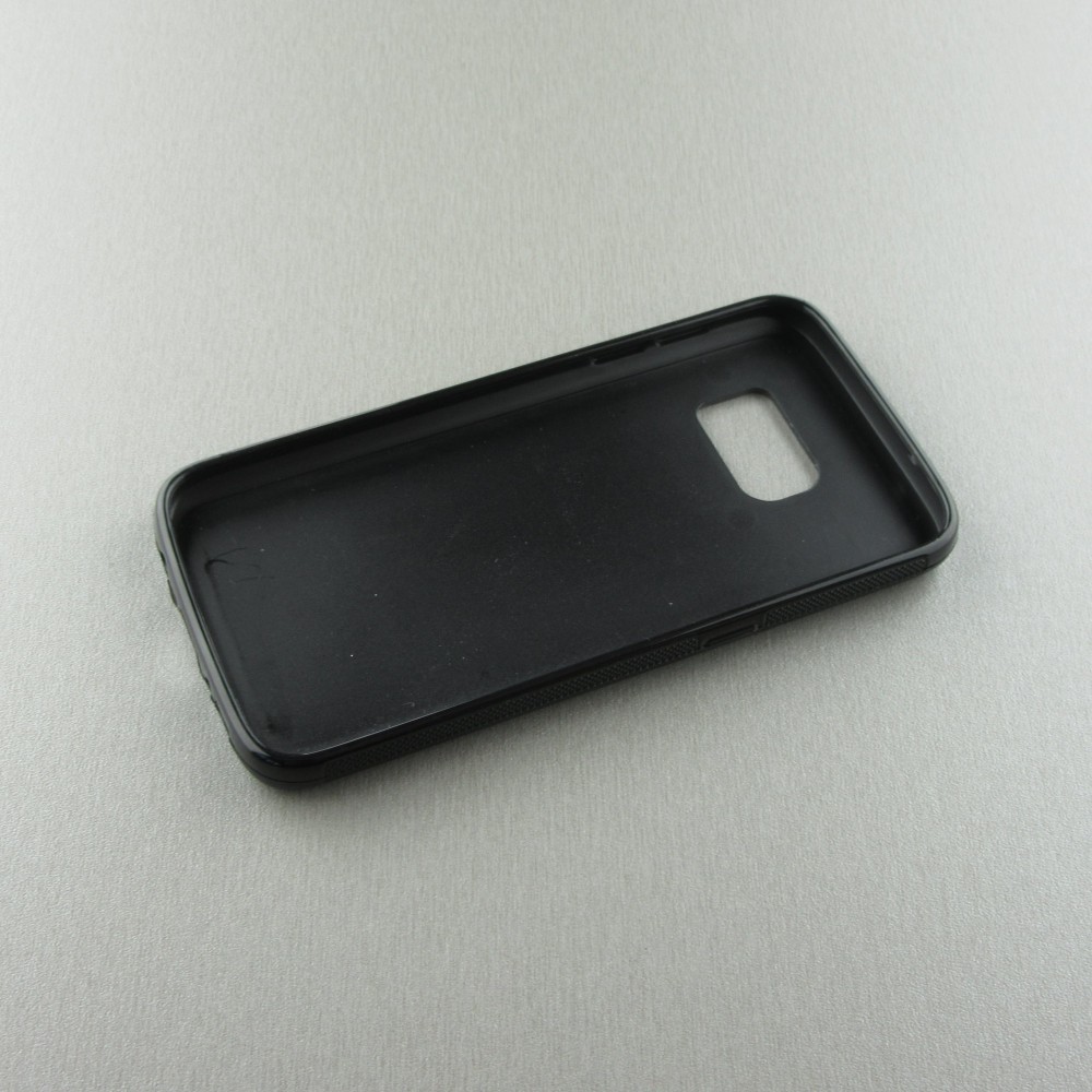 Coque personnalisée en Silicone rigide noir - Samsung Galaxy S7