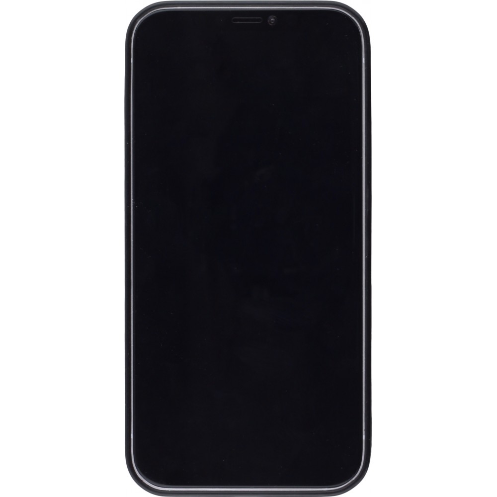 Coque personnalisée en Silicone rigide noir - iPhone 12 / 12 Pro