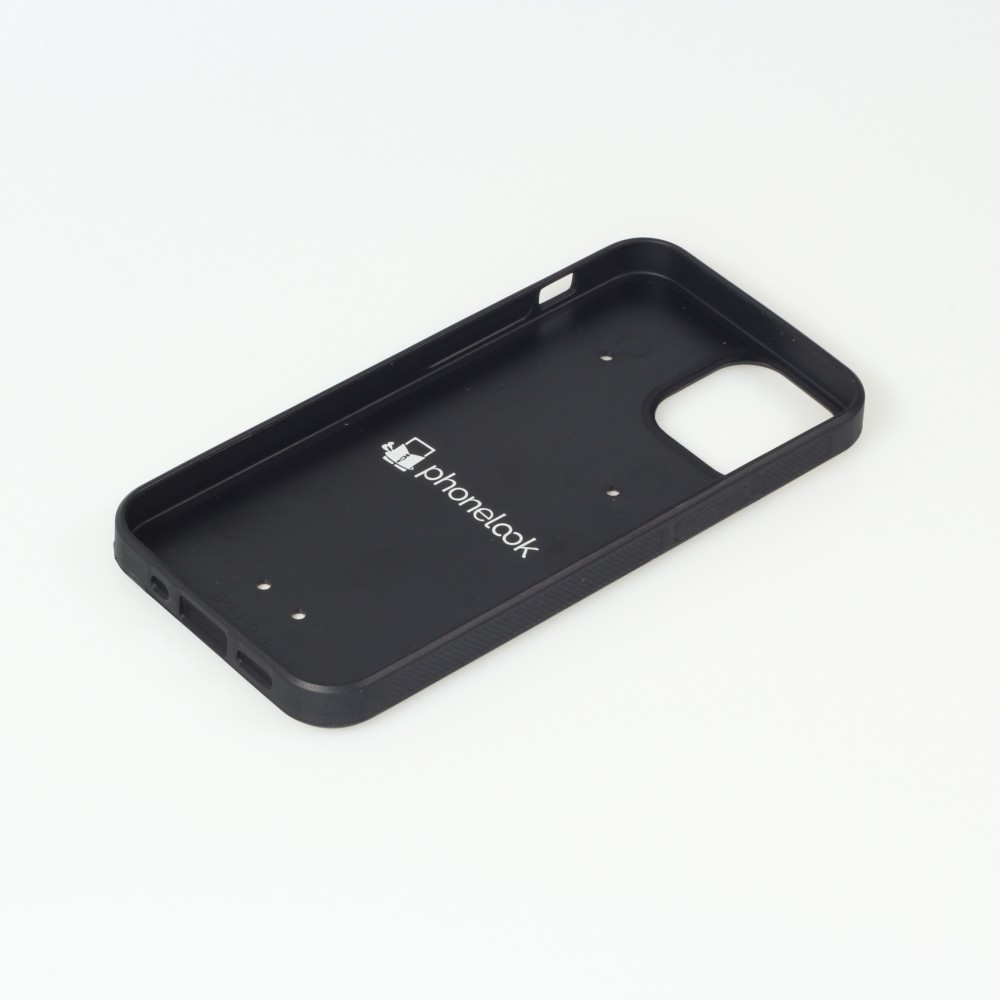 Coque personnalisée en Silicone rigide noir - iPhone 13 mini