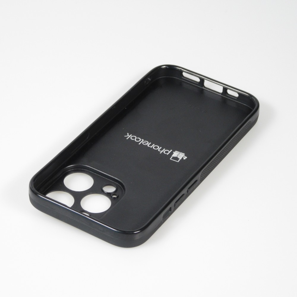 Coque personnalisée en Silicone rigide noir - iPhone 14 Plus