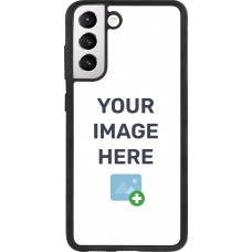 Coque personnalisée en silicone rigide noir - Samsung Galaxy S21 FE 5G