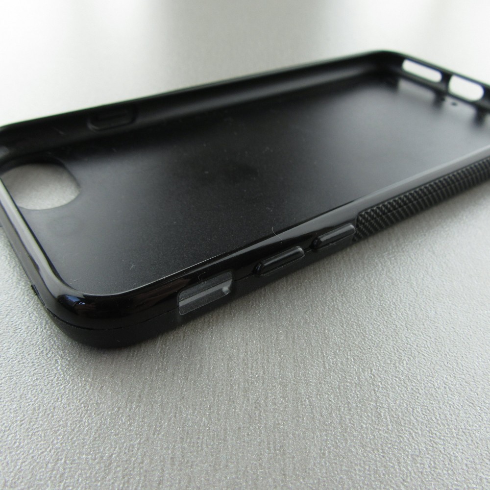 Coque personnalisée en Silicone rigide noir - iPhone 7 / 8 / SE (2020, 2022)