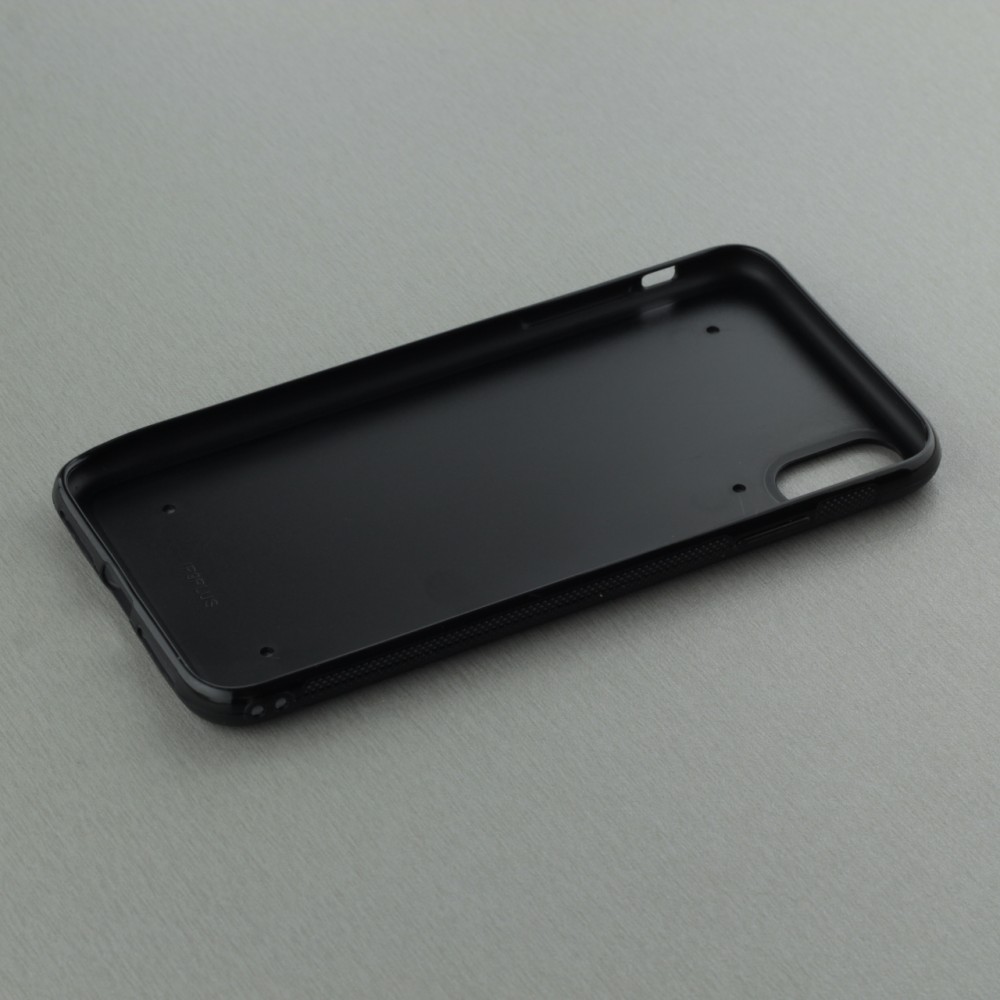 Coque personnalisée en Silicone rigide noir - iPhone Xs Max