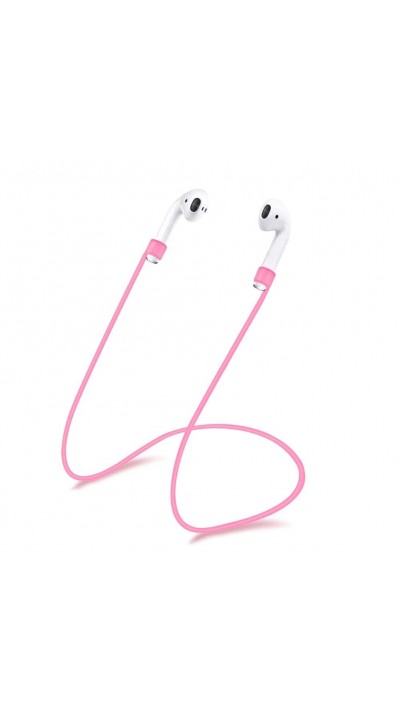 Lanière d'écouteur anti-perte en silicone - Rose - AirPods 1 / 2 / Pro
