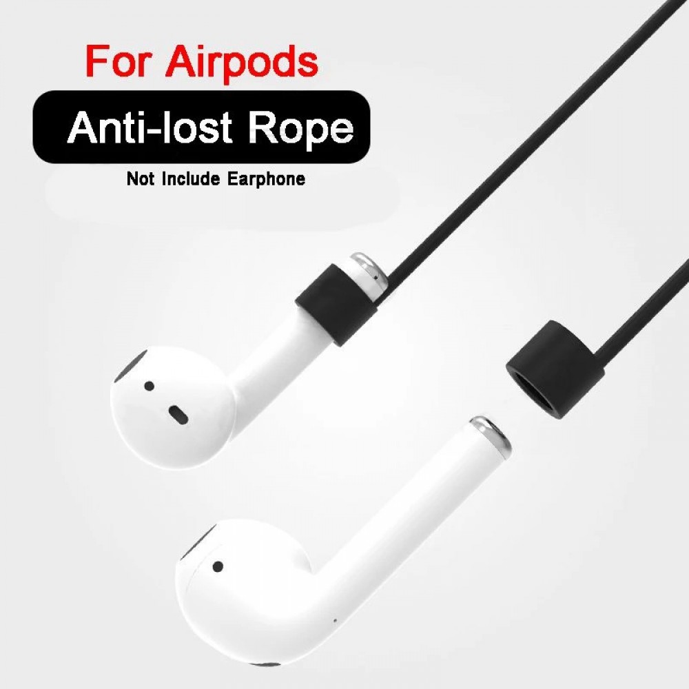 Lanière d'écouteur anti-perte en silicone - Rose - AirPods 1 / 2 / Pro