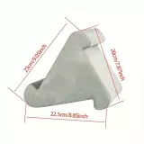 Weiches und bequemes Ständer Kissen für Smartphone und Tablet - Grau