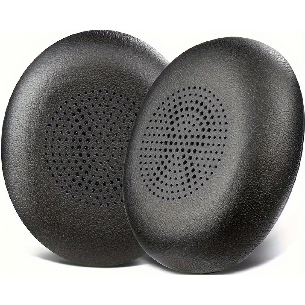 Coussinets de remplacement cuir doux pour Jabra Evolve2 65 / Evolve2 40 / Elite 45h - Noir