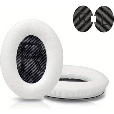 Ersatz-Ohrpolster für Bose QuietComfort QC2/QC15/QC25/QC35/QC45/SoundLink/SoundTrue - Weiss
