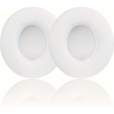 Coussinets oreillettes remplacement pour casque Beats Solo 2 / 3 (set de 2 pièces) - Blanc
