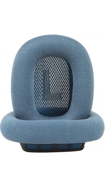 Coussinets rechange tissu mesh ultra-doux mousse mémoire aimant renforcé (set de 2 pièces) - Bleu - AirPods Max