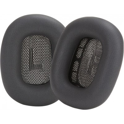 Coussinets rechange tissu mesh ultra-doux mousse mémoire aimant renforcé (set de 2 pièces) - Noir - AirPods Max