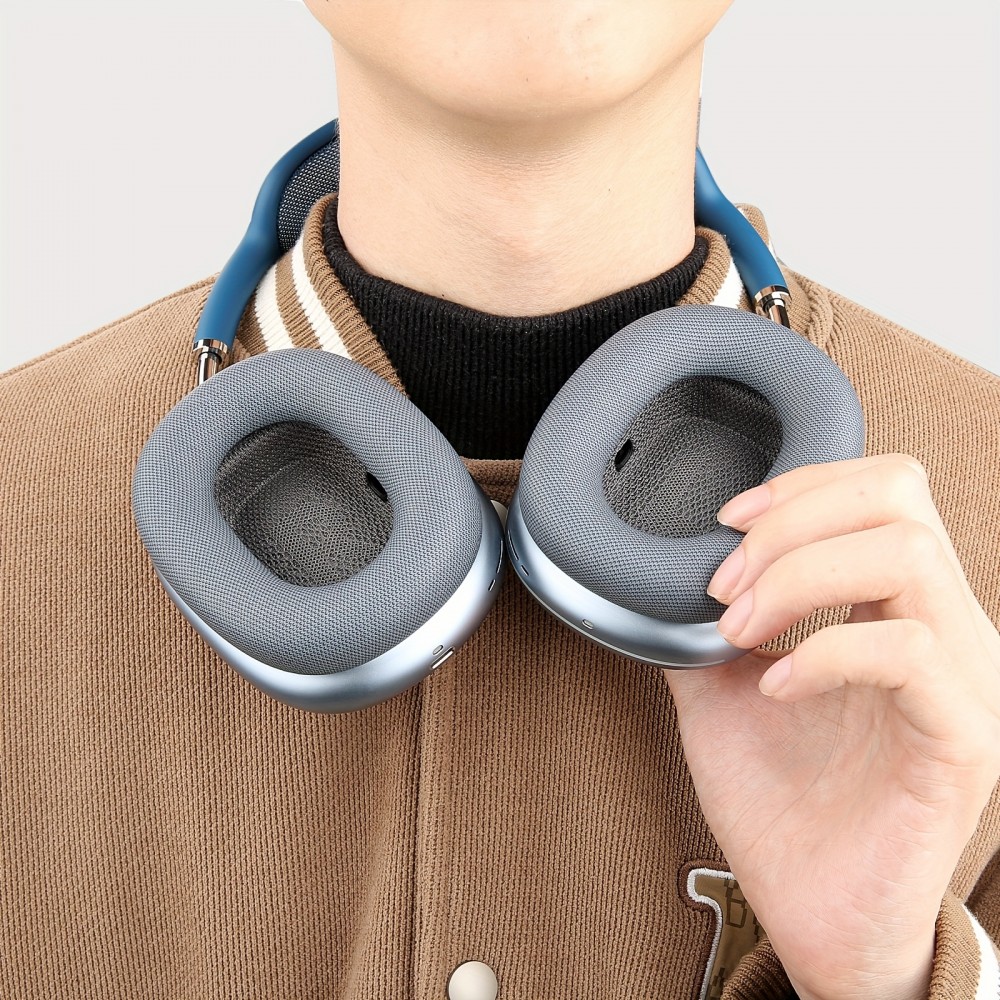 Coussinets rechange tissu mesh ultra-doux mousse mémoire aimant renforcé (set de 2 pièces) - Vert - AirPods Max