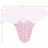 Couverture d'emmaillotage enveloppante pour bébé (0-3 mois) avec scratch velcro - Étoiles