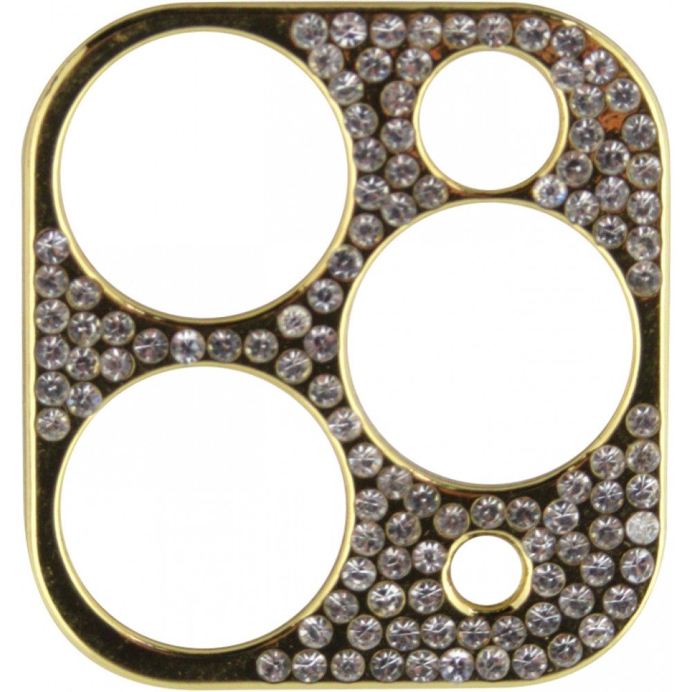 Décoration caméra Strass or - iPhone 11 Pro Max