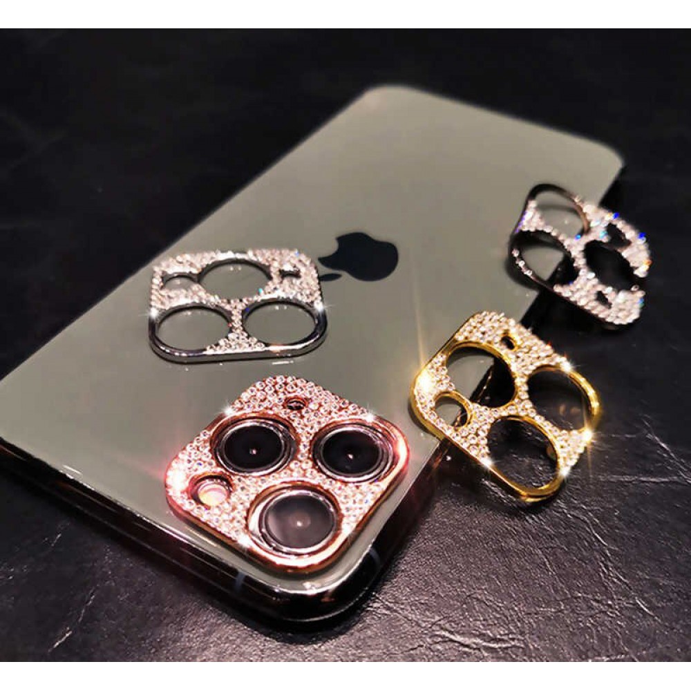 Kamera Dekoration Strass Roségold - iPhone 11 Pro Max