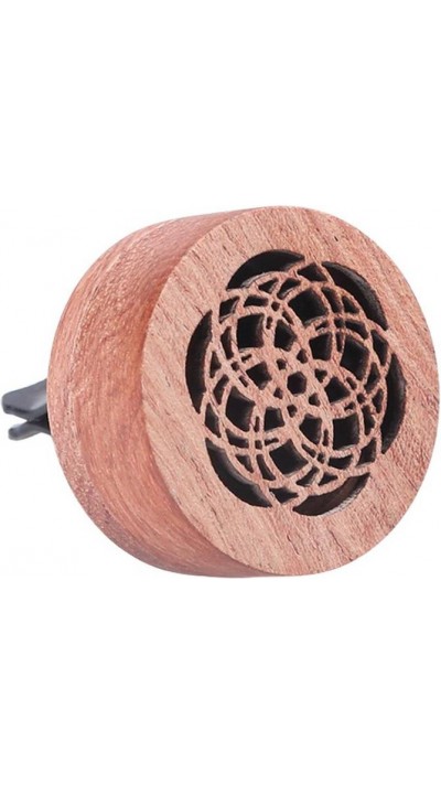 Diffuseur d'arômes pour véhicules Diffuseur d'air en bois avec clip pour la ventilation avec pierres de lave