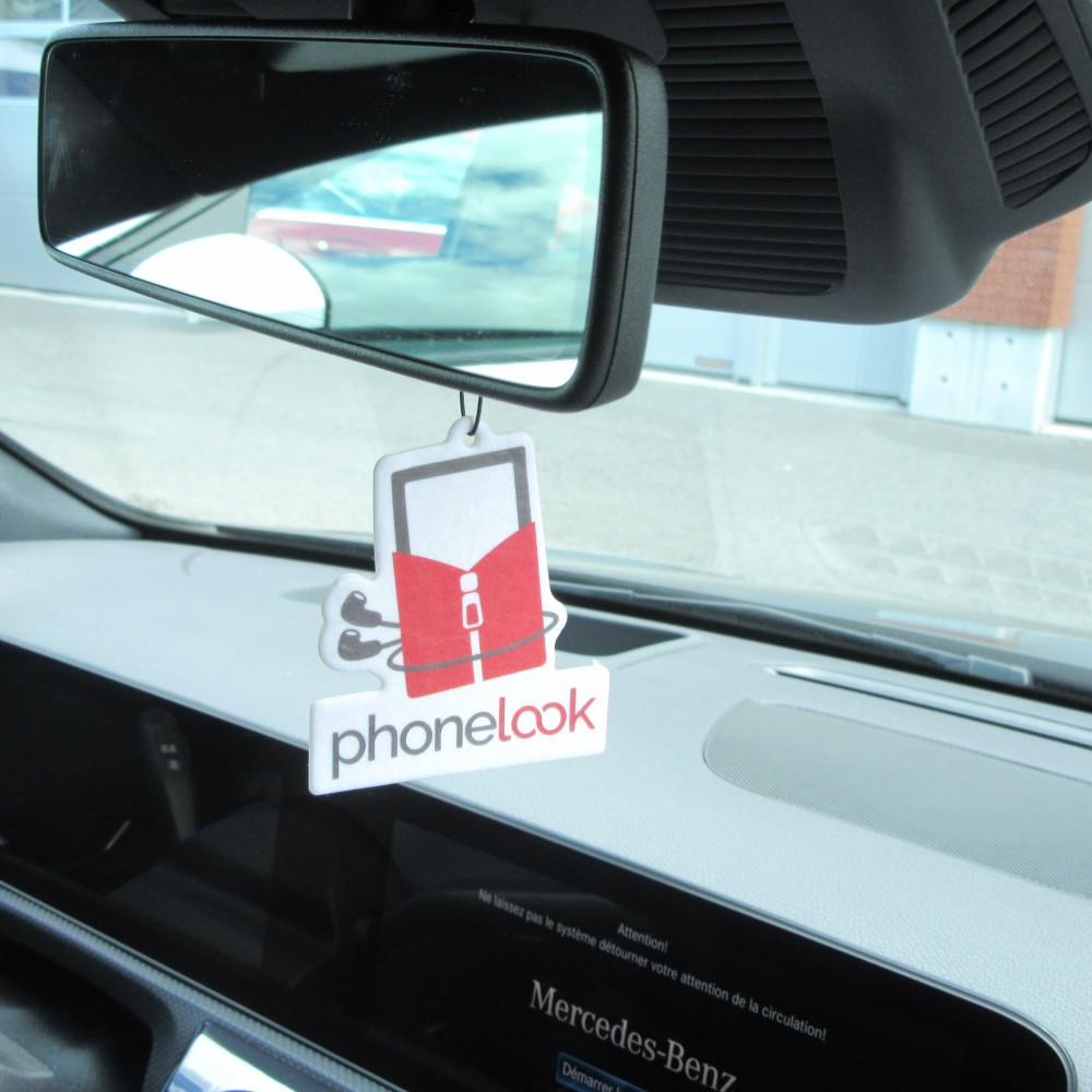 Auto Duft Diffusor PhoneLook – Frischer Duft für unterwegs & angenehme Fahrten - Weiss