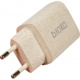 Double adaptateur 20W - Bioka biodégradable Eco-friendly USB-C Power Delivery