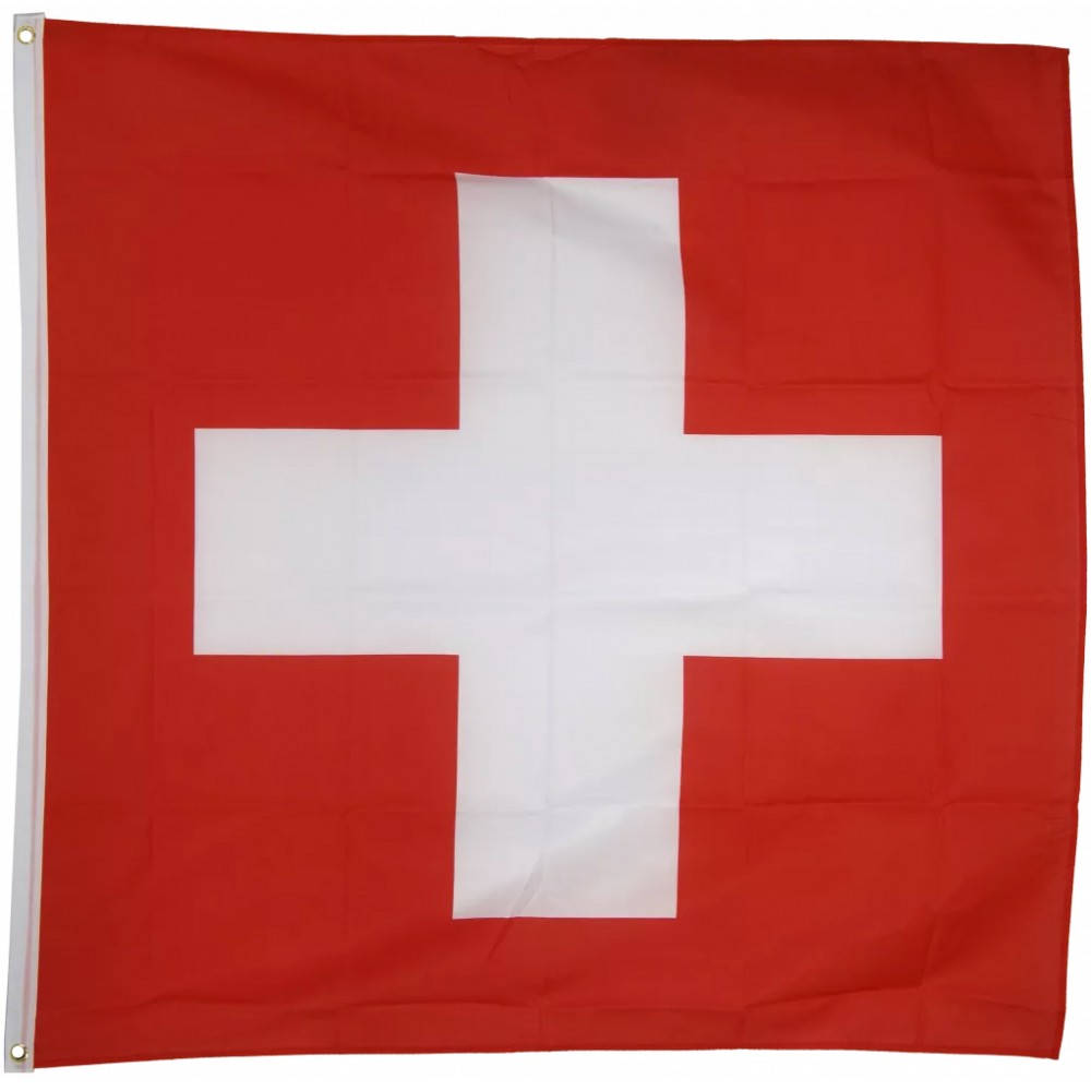 Schweizer Flagge / Fahne - Swiss Flag (90 x 90 cm)