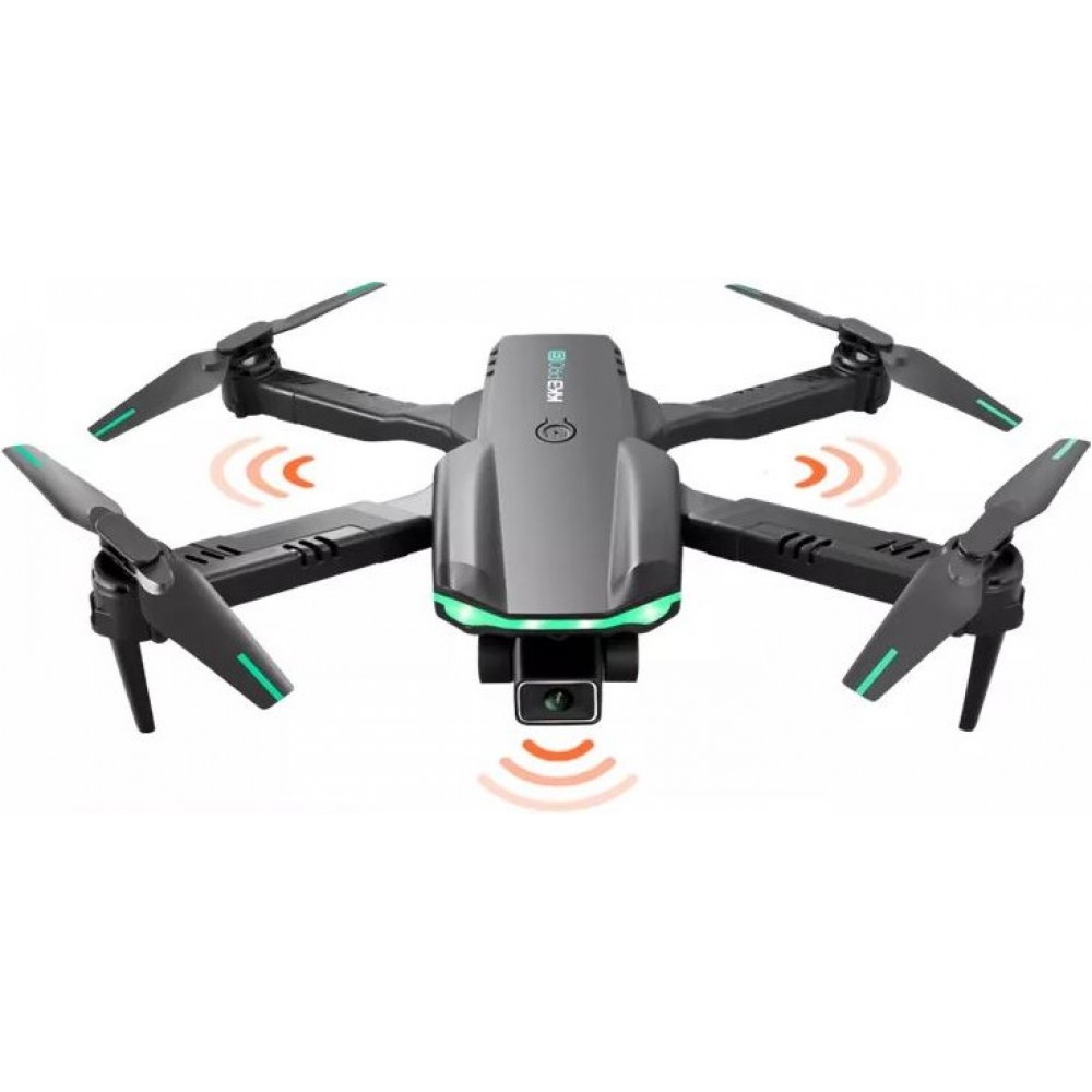 Mini Drohne KK3 Pro Advanced Dual Kamera 4K Wifi RC faltbarer Quadcopter - Schwarz