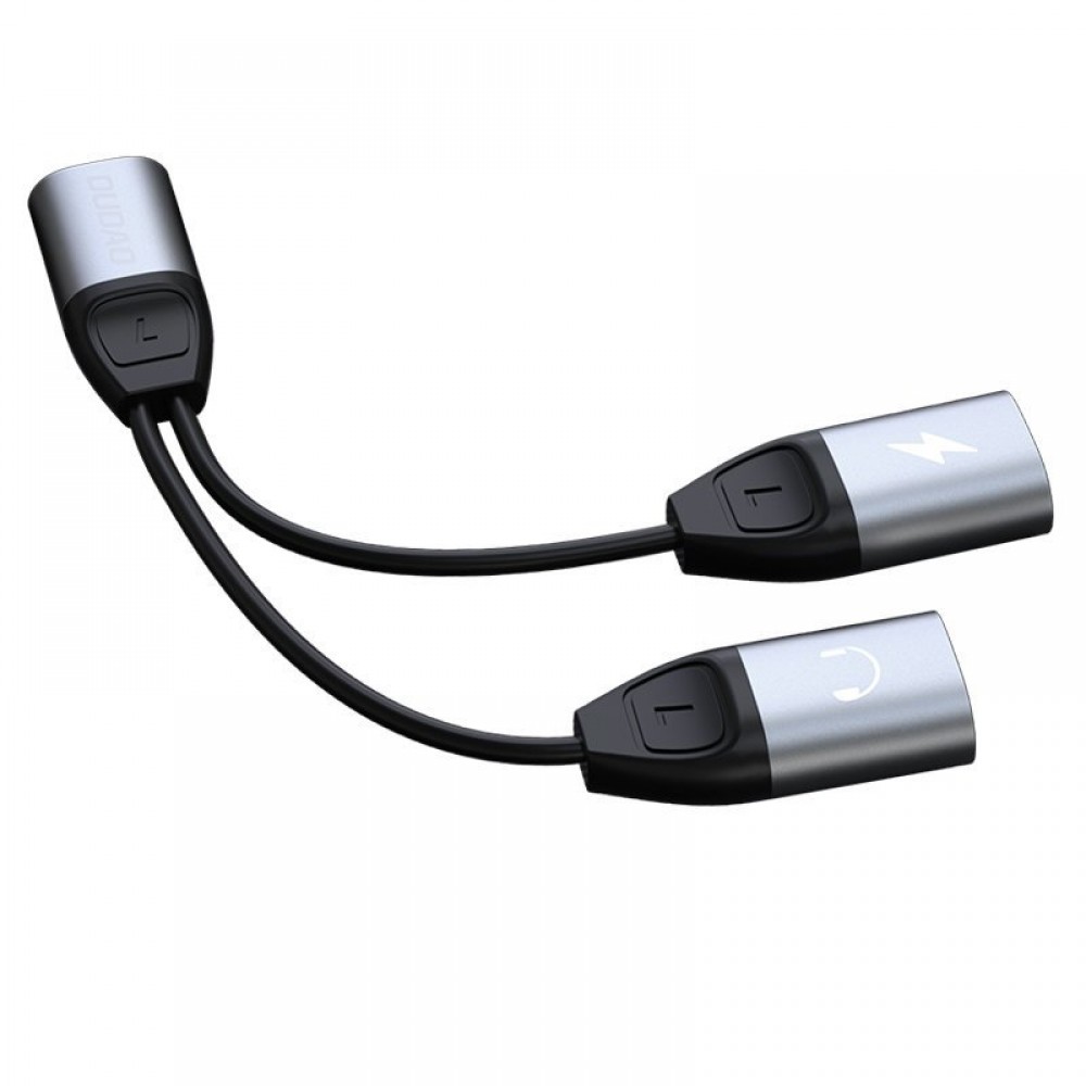 Dudao adaptateur audio converter L17i double Lightning 2x (iPhone