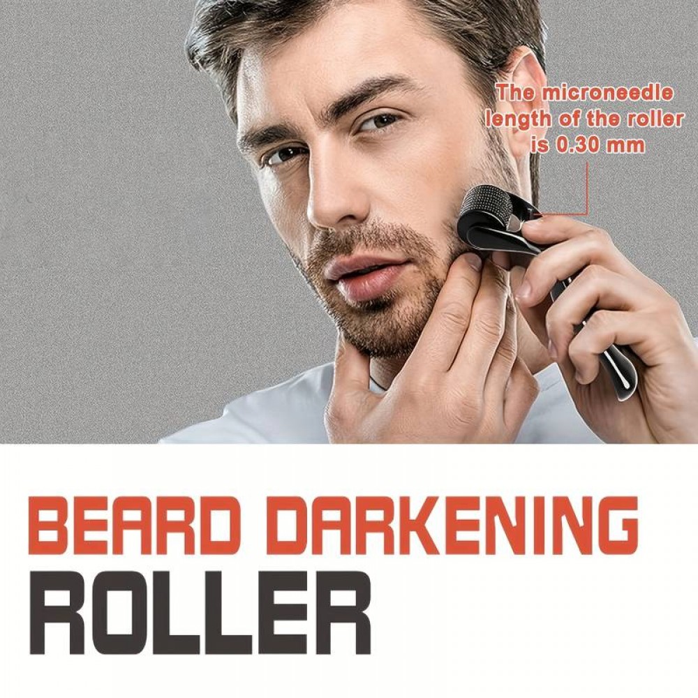 East Moon Beard darkening Derma Roller avec nano-aiguilles meilleure pousse de barbe