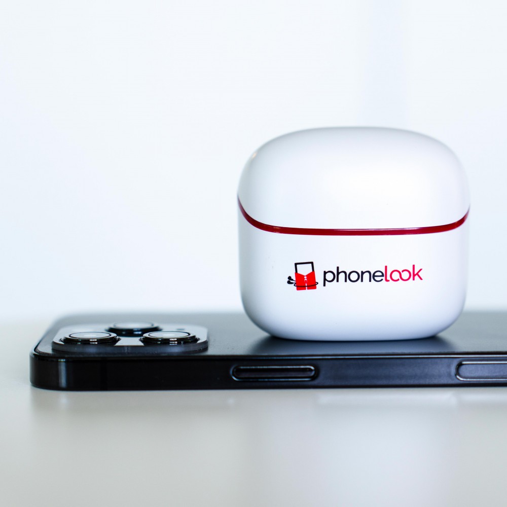 PhoneLook Pods - Ecouteurs sans fil Bluetooth 5.0 - Earpods avec microphone  intégré + étui de chargement sans fil - Blanc - Acheter sur PhoneLook
