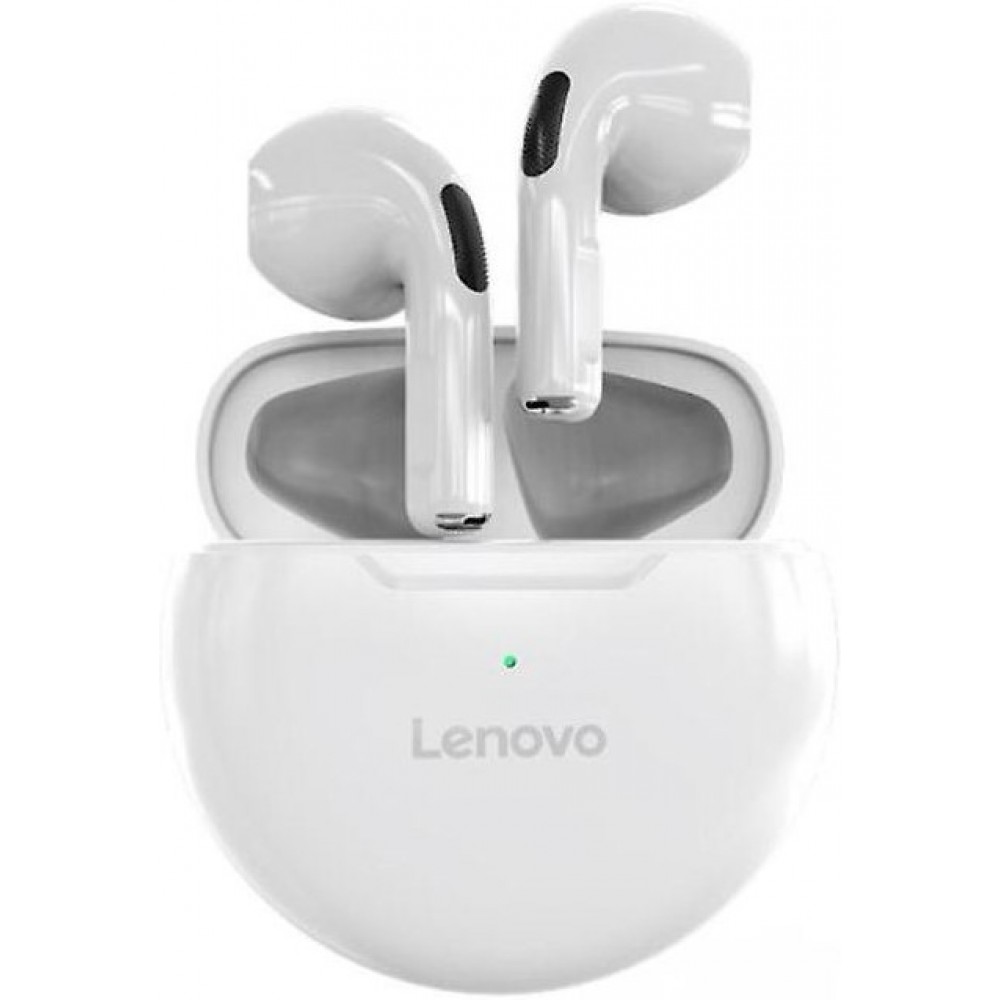 Ecouteurs Lenovo HT38 sans fil Bluetooth true wireless earbuds avec touch control - Blanc