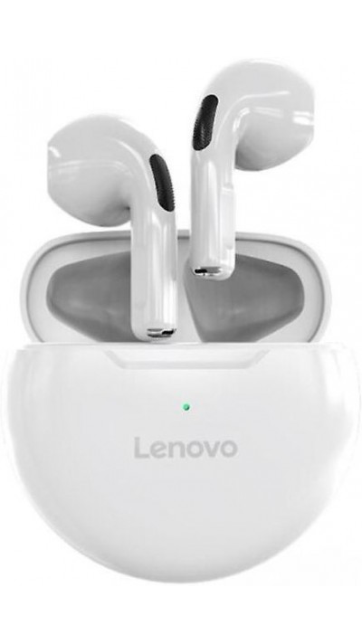 Ecouteurs Lenovo HT38 sans fil Bluetooth true wireless earbuds avec touch control - Blanc