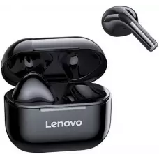 Ecouteurs Lenovo LivePods LP40 sans fil Bluetooth 5.0 wireless earbuds avec USB-C & HD Voice Call - Noir