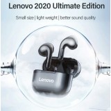 Lenovo LivePods LP40 kabellose Bluetooth 5.0 Kopfhörer wireless earbuds mit USB-C & HD Voice Call - Schwarz