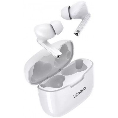 Lenovo LivePods XT90 kabellose Bluetooth 5.0 Kopfhörer wireless earbuds mit USB-C & HD Voice Call - Weiss